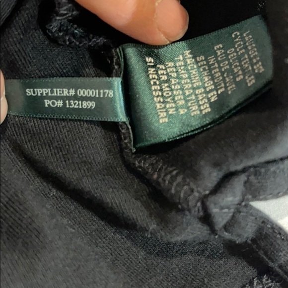 Kid’s Lauren by Ralph Lauren Black Polo Shirt - Picture 9 of 9